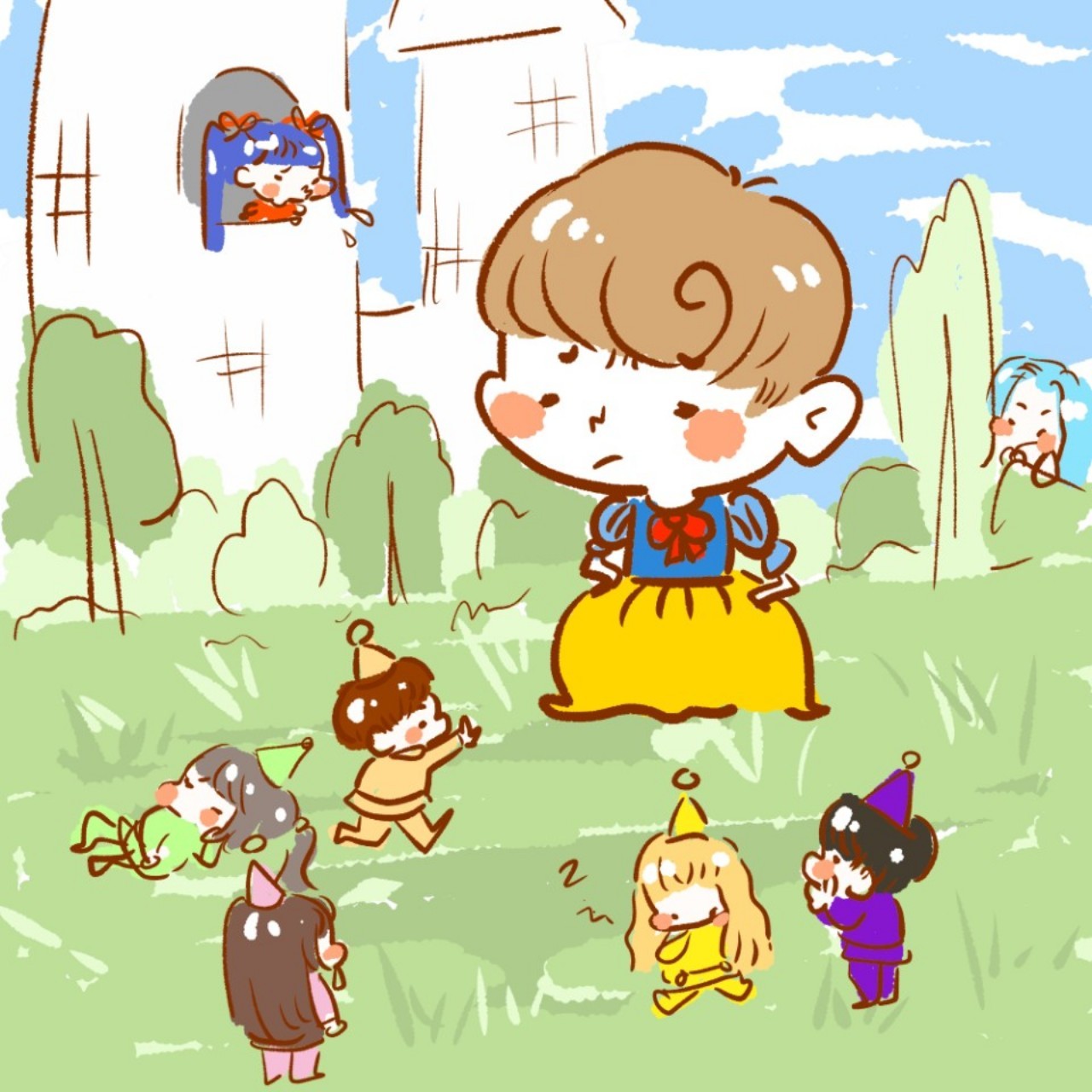 👼백설왕자와 다섯 난쟁이 (2부👼