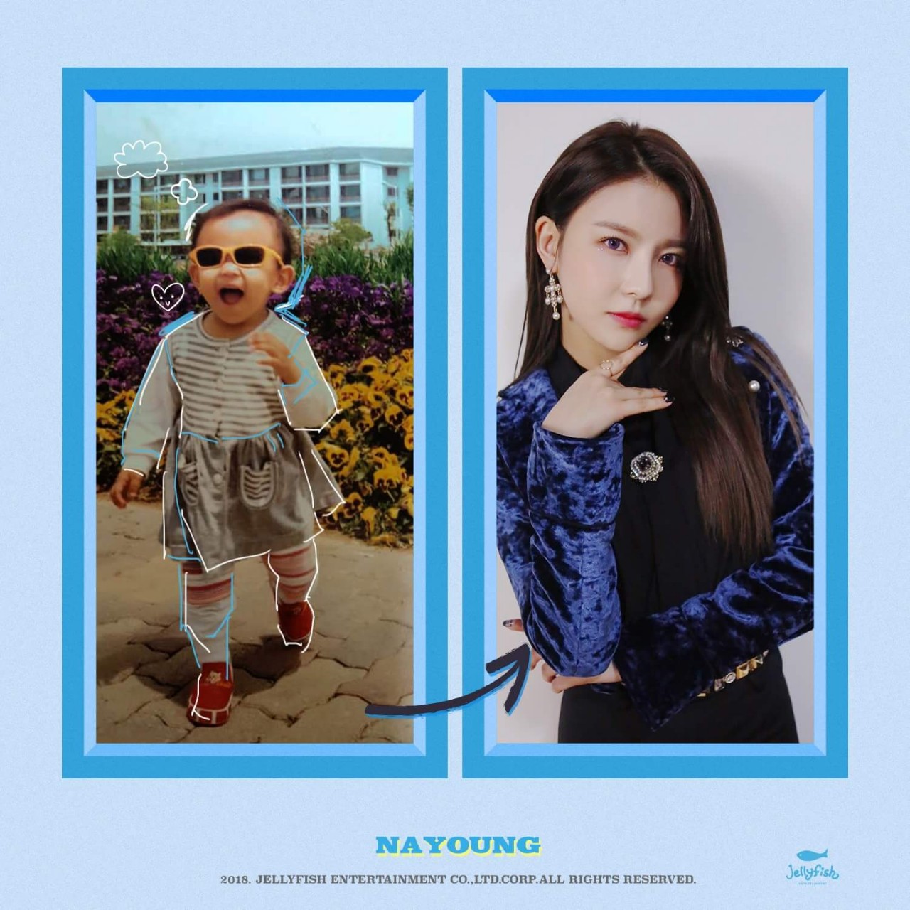 🌙달의팸 구구단 💙나영💙